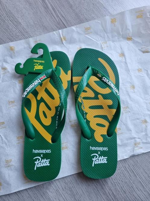 Havaianas x Patta slippers - Maat 43/44, Kleding | Heren, Schoenen, Nieuw, Slippers, Overige kleuren, Ophalen of Verzenden