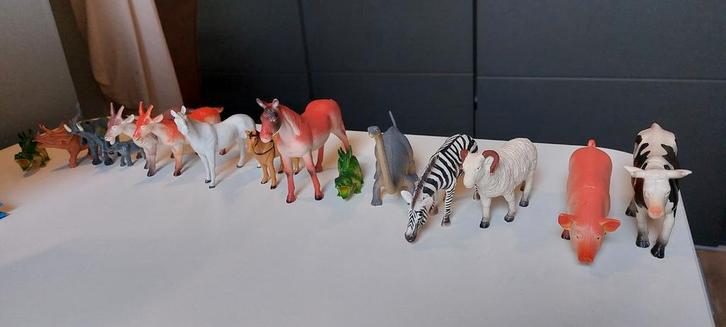 Speelgoed Dieren Set - Boerderij & Dino's, Kinderen en Baby's, Speelgoed | Actiefiguren, Nieuw, Ophalen