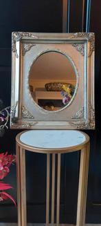 Barok Spiegel hout met 3D Ornamenten - Goud Champagne, Huis en Inrichting, Woonaccessoires | Spiegels, Minder dan 50 cm, Ophalen of Verzenden