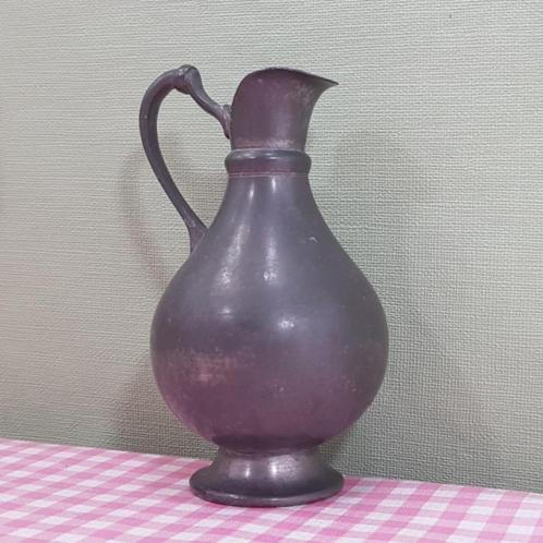 Vintage tinnen kannetje Tin oud kan ongeveer 20 cm, Antiek en Kunst, Antiek | Tin, Ophalen of Verzenden