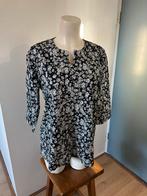Peter hahn green cotton zwart wit bloemen top 44, Zwart, Maat 42/44 (L), Ophalen of Verzenden, Zo goed als nieuw