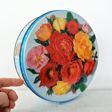 vintage BLIK English Roses rozen retro brocante romantisch beschikbaar voor biedingen