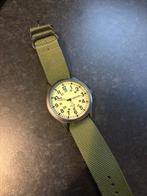 Mooie field watch 42mm, Ophalen of Verzenden, Zo goed als nieuw, Zwart, Android