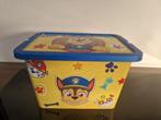 PAW PATROL opbergbox met klikdeksel, Ophalen, Zo goed als nieuw
