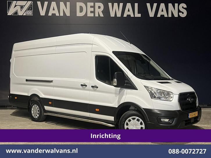 Ford Transit 2.0 TDCI 130pk L4H3 Jumbo Euro6 *Post NL inrich, Auto's, Bestelauto's, Bedrijf, Te koop, ABS, Achteruitrijcamera
