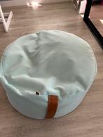 Mintgroene poef/ Zitzak -in goede staat, Ophalen of Verzenden, Zo goed als nieuw, Overige kleuren, Zitzak