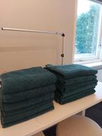 Badlakens en handdoeken 12 stuks Hema, Ophalen, Zo goed als nieuw, Groen, Handdoek