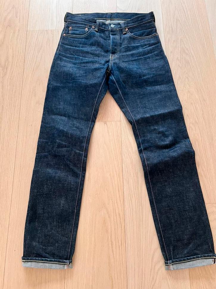 Momotaro 18oz Selvedge Denim, Kleding | Heren, Spijkerbroeken en Jeans, Zo goed als nieuw, W32 (confectie 46) of kleiner, Blauw
