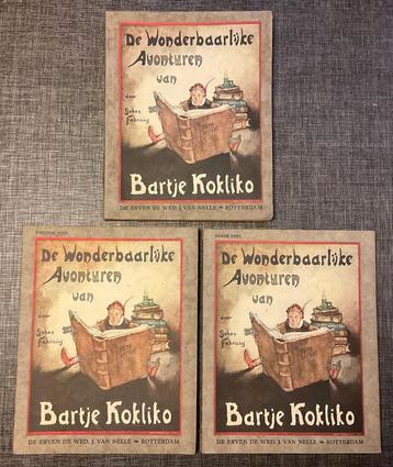 De wonderbaarlijke avonturen van Bartje Kokliko 1 - 2 - 3 beschikbaar voor biedingen
