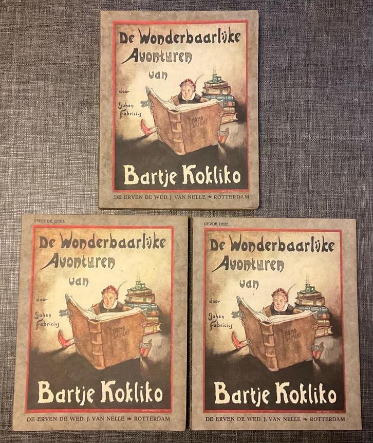 De wonderbaarlijke avonturen van Bartje Kokliko 1 - 2 - 3, Boeken, Prentenboeken en Plaatjesalbums, Gelezen, Plaatjesalbum, Ophalen