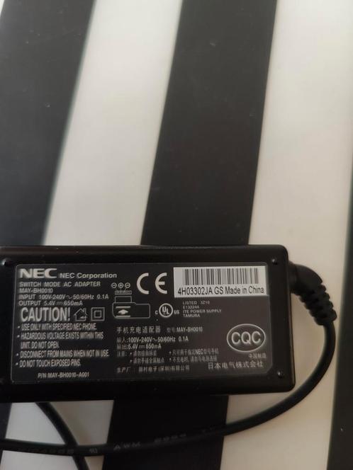 Nec adapter, Fietsen en Brommers, Fietsaccessoires | Fietsaccu's, Zo goed als nieuw, Ophalen of Verzenden