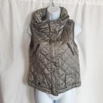 Stoere zilverkleurige bodywarmer mt M merk TRF, Kleding | Dames, Bodywarmers, Maat 38/40 (M), Overige kleuren, ., Ophalen of Verzenden