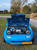 Mazda MX5 NA 1.6 met Torsen LSD, Auto's, Mazda, Achterwielaandrijving, 4 cilinders, Cabriolet, Blauw