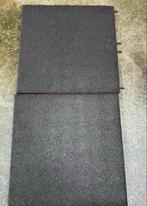 Rubberen tegels ca 50x50x6,5 speeltoestel dak ed ruim 10m2, Ophalen, Gebruikt, Overige typen, Rubber