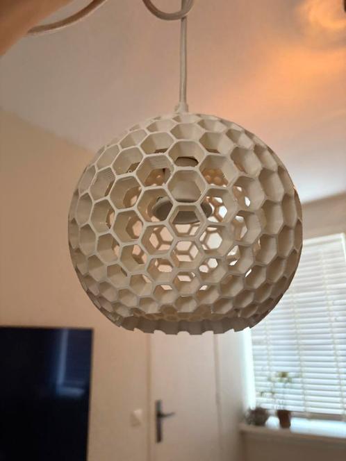 Mooie design lamp - beelight 3d printed - hanglamp, Huis en Inrichting, Lampen | Hanglampen, Nieuw, Minder dan 50 cm, Ophalen of Verzenden