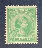 1891-1894 Koningin Wilhelmina 20cent NVPH:40 met gom, Postzegels en Munten, Postzegels | Nederland, Ophalen of Verzenden, Postfris