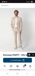 Colbert en broek van runway, Kleding | Heren, Kostuums en Colberts, Ophalen of Verzenden, Zo goed als nieuw, Beige, Runway