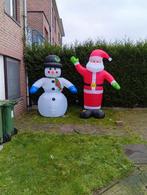 Kerstman en sneeuwpop, Diversen, Kerst, Ophalen of Verzenden