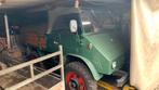 Unimog 411 met nl  kenteken Mercedes cabrio, Ophalen, Mercedes-Benz
