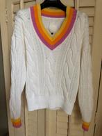 Sweater katoen wit kabeltrui Goldbergh L, Ophalen of Verzenden, Zo goed als nieuw, Maat 38/40 (M), Wit