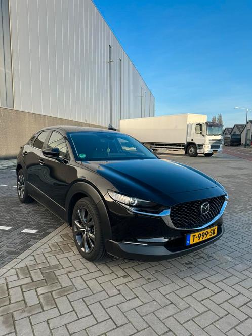 Mazda CX-30 Skyactiv-g 122pk Aut 2021 Zwart, Auto's, Mazda, Particulier, CX-30, ABS, Achteruitrijcamera, Adaptieve lichten, Adaptive Cruise Control
