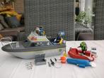 4429 Playmobil Politieboot Met werkende onderwatermotor, Ophalen of Verzenden, Gebruikt, Complete set