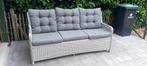 Wicker tuinbank ZGAN, Tuin en Terras, Tuinbanken, Ophalen, Zo goed als nieuw, Wicker