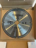 Ecotools PCD zaagblad 210x30 mm T=4, Ophalen of Verzenden, Zo goed als nieuw, Cirkelzaag