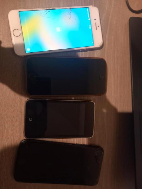 3 kapotte iphone, 1 werkend, Telecommunicatie, Mobiele telefoons | Apple iPhone, Zo goed als nieuw, 32 GB, Ophalen of Verzenden