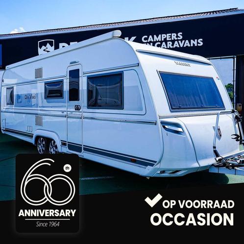 Tabbert DA VINCI 655 KD (bj 2017), Caravans en Kamperen, Caravans, Bedrijf, tot en met 4, 1500 - 2000 kg, Tabbert, 8 meter en meer