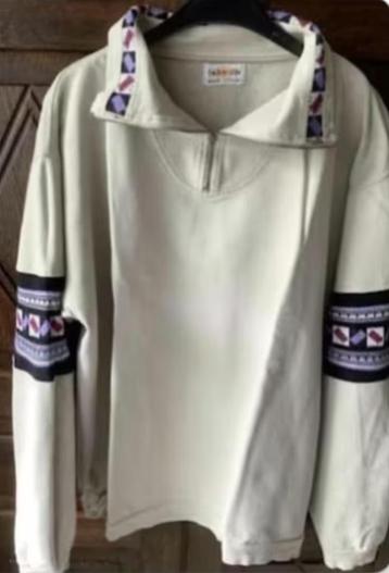 Unisex, beige dunne trui dikke top; 52 54; Fashion and style beschikbaar voor biedingen