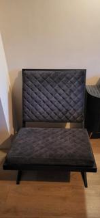 Bronx71 Design Fauteuil Madrid Antraciet, Ophalen, 75 tot 100 cm, 50 tot 75 cm