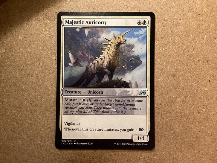 1x Majestic Auricorn [022/274] (Near Mint), Hobby en Vrije tijd, Verzamelkaartspellen | Magic the Gathering, Zo goed als nieuw