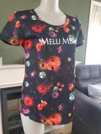Melli Mello nieuwe bloemen shirt top shirt S 36 Gratis Verz., Kleding | Dames, Overige kleuren, Verzenden, Zo goed als nieuw, Melli Mello