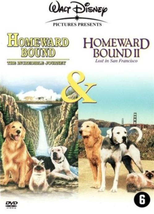 Homeward Bound: The Incredible Journey / Homeward Bound II:, Cd's en Dvd's, Dvd's | Kinderen en Jeugd, Zo goed als nieuw, Film
