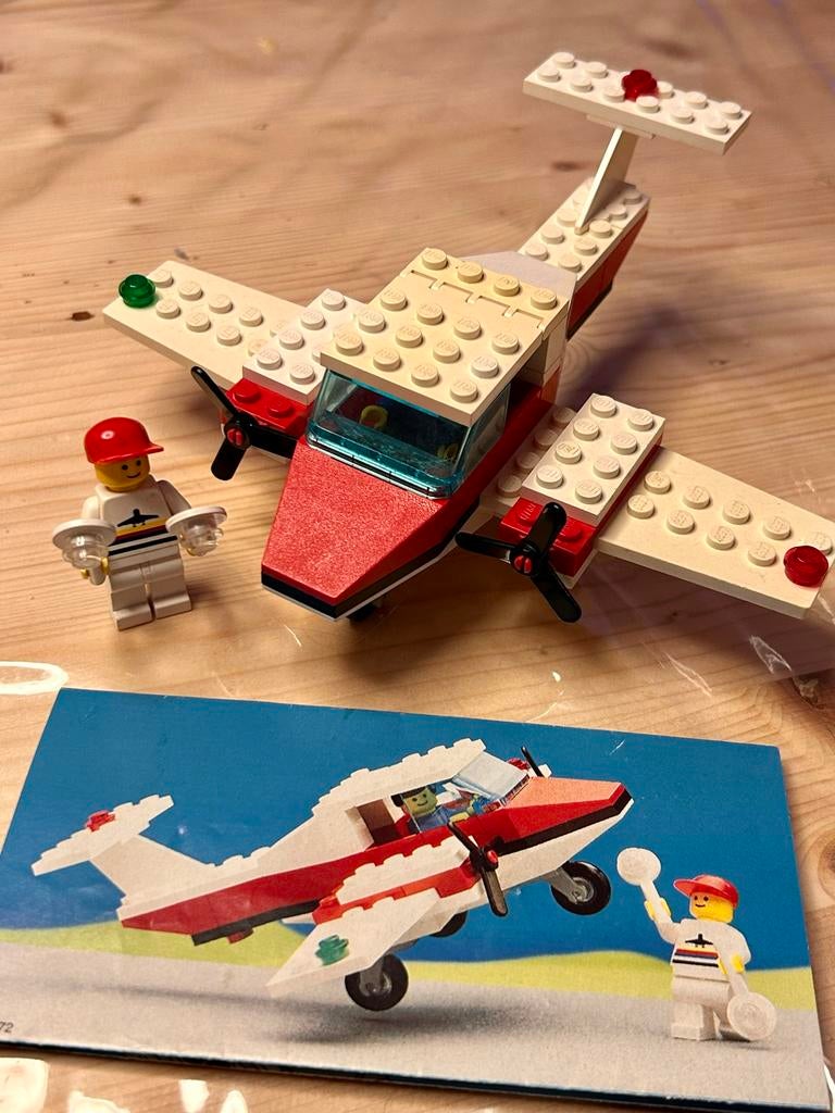 ️LEGO 6687 Vliegtuig met Piloot 100% compleet + instructies, Ophalen of Verzenden, Gebruikt, Complete set, Lego