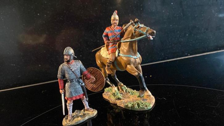 Delrpado: Germaanse krijgers 4e eeuw, Verzamelen, Poppetjes en Figuurtjes, Zo goed als nieuw, Ophalen of Verzenden