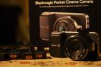 Blackmagic Design Pocket Cinema Camera + Meike 25mm F1.8, Audio, Tv en Foto, Ophalen, Gebruikt