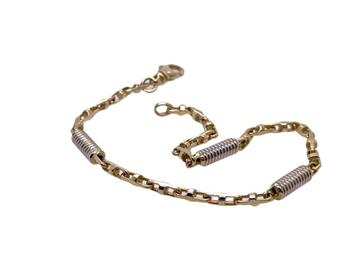 Massief Gouden Koningsarmband Harley Davidson 21 cm / 9,8 g beschikbaar voor biedingen