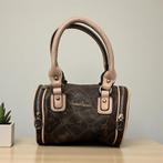 Giulia Pieralli Tas One Size Bruin Bowling Style Monogram, Bruin, Verzenden, Schoudertasje, Go