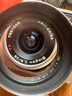 Carl Zeiss Biogon 28mm f/2.8 - Contax G, Ophalen of Verzenden, Zo goed als nieuw, Groothoeklens