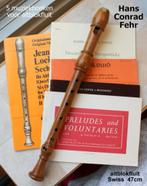 *Hans Conrad Fehr*  Barok stijl Altblokfluit - Swiss made, Muziek en Instrumenten, Gebruikt, Ophalen of Verzenden, Alt