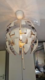 Ikea hanglamp PS 2014 wit/zilver 35cm, Huis en Inrichting, Lampen | Hanglampen, Ophalen, Kunststof, Gebruikt, Modern