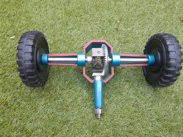 Rijschool Model Differentieel - Educatief Leermiddel, Antiek en Kunst, Curiosa en Brocante, Ophalen of Verzenden