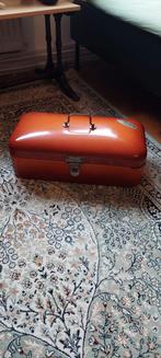 Vintage bread box, sun burned orange, Ophalen of Verzenden