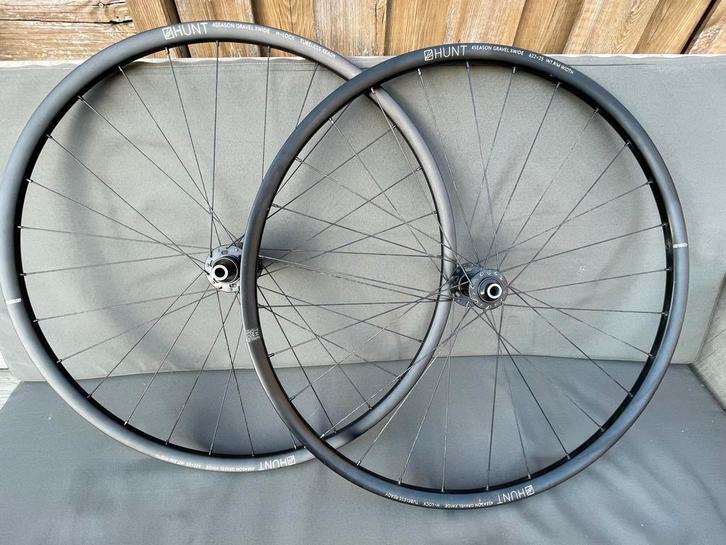 Hunt 4Season Gravel X-Wide Wielset, Fietsen en Brommers, Fietsonderdelen, Gebruikt, Algemeen, Wiel, Ophalen