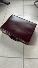 Leren attache diplomaten koffer - zgan, Ophalen of Verzenden, Zo goed als nieuw, Leer