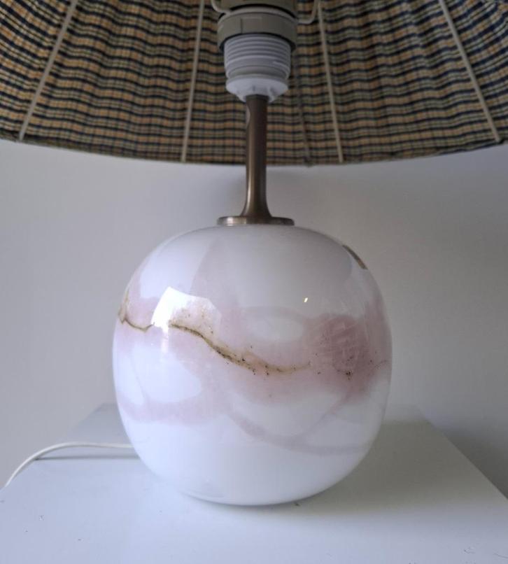 Vintage lamp Holmegaard Deens design Sakura Michael Bang, Huis en Inrichting, Lampen | Tafellampen, Gebruikt, Minder dan 50 cm