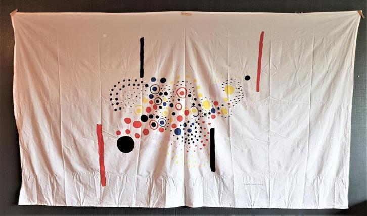 Sonia Delaunay -2 Constellation tafelkleden -6 Servetten, Antiek en Kunst, Kunst | Designobjecten, Ophalen of Verzenden