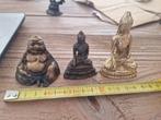 3 bronzen buddha's voor 20 euro., Ophalen of Verzenden